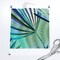 Jungle Palm Tropical Foliage Rainforest Summer Electric Blue Green Large Scale Custom Printed Fabric by Spoonflower Various Fabrics by the Yard or Fat Quarter